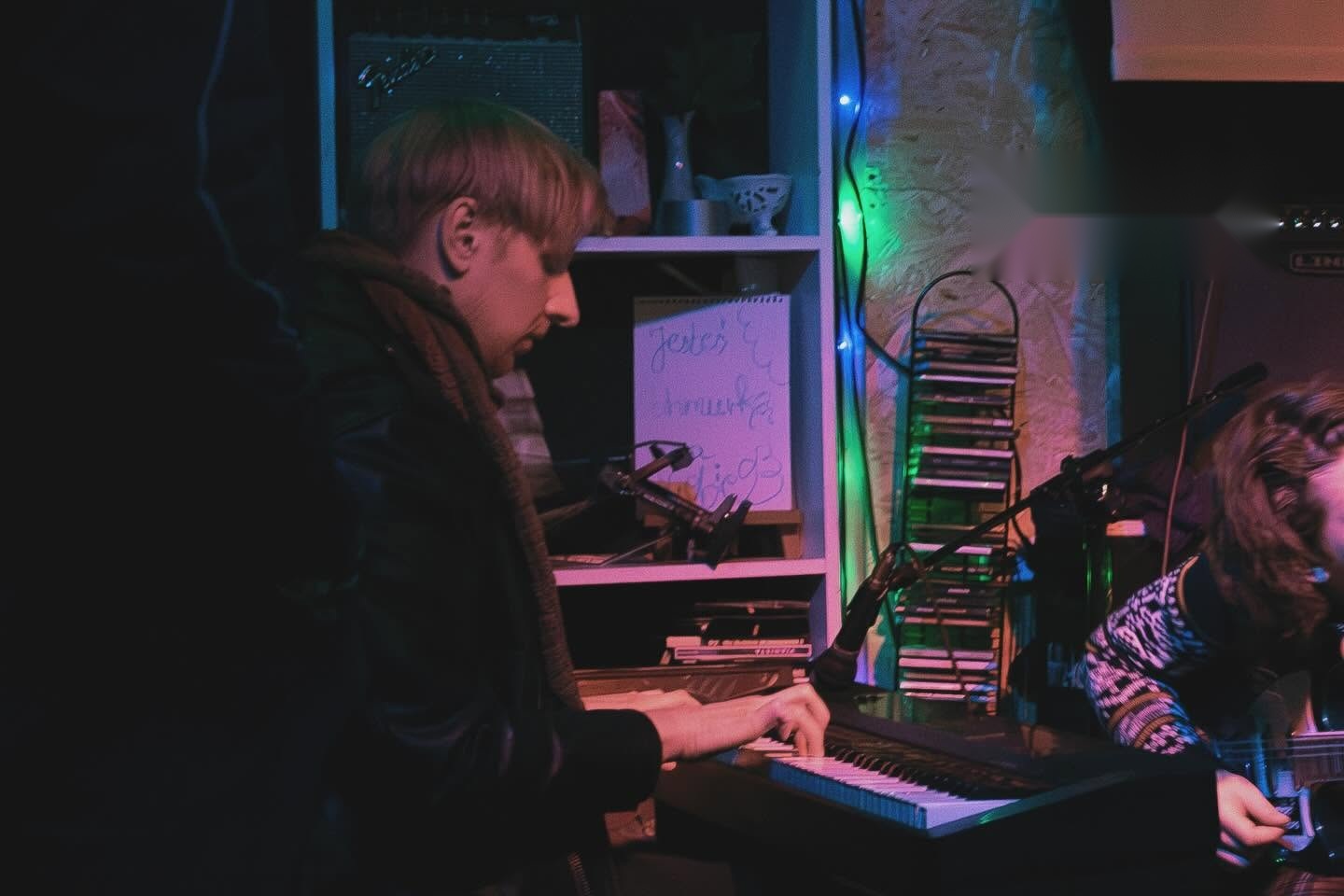 Emil Łazarski podczas występu